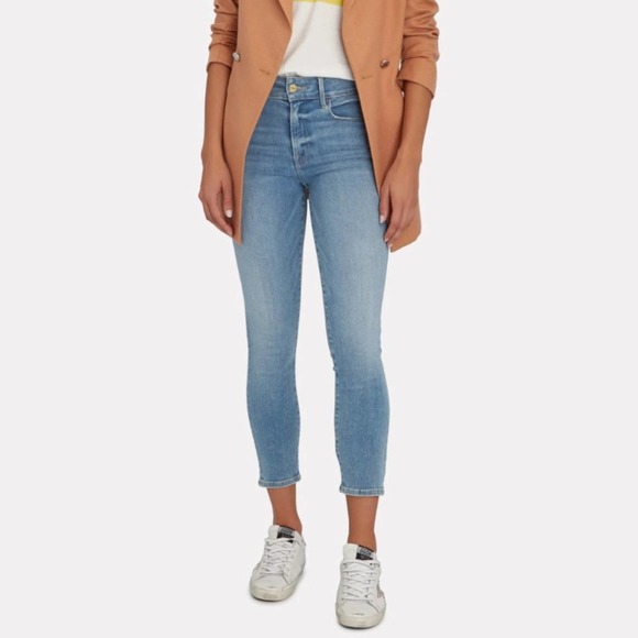 FRAME Le One Skinny Caspio Light Wash {3B49} - Picture 1 of 2